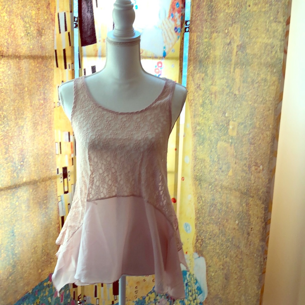 Sheer tank top